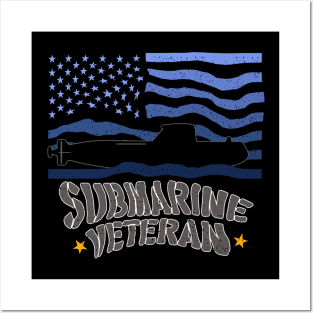 Submarine veteran USA American hero veterans day Posters and Art